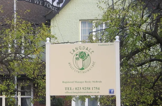 Langdale Nursing Home - outside view of care home